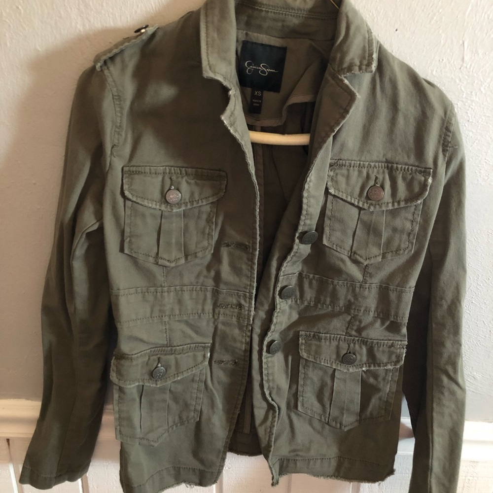 Jessica Simpson utility type jacket